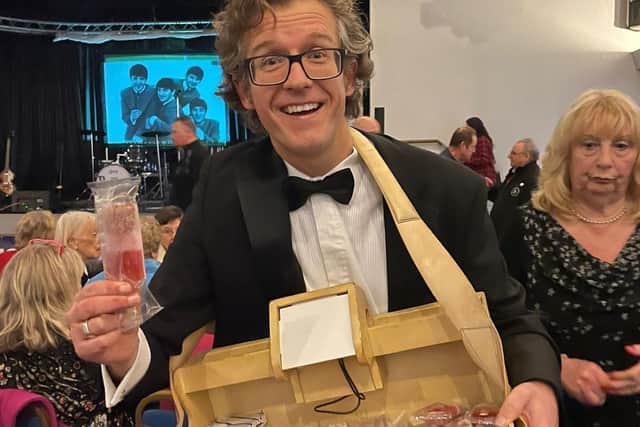 Concert organiser Ian 'Watko' Watkins, of Mansfield 103.2, doubled up as the ice-cream man at the interval.