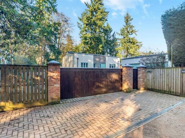 Welcome to The Bungalow, a distinctive and individual single-storey dwelling in the grounds of Newstead Abbey Park. It is on the market for £645,000 with Mansfield estate agents, Richard Watkinson and Partners.