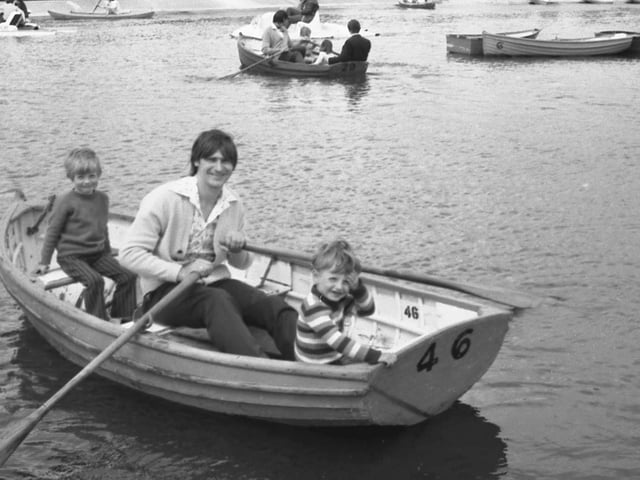 Miners from the colliery would go on trips with their families.