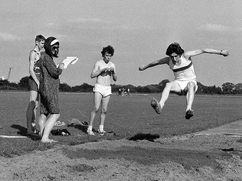 The Sutton Harriers Championships in 1971.
