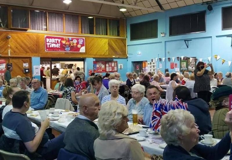 The party was to celebrate both V-J and VE Day
