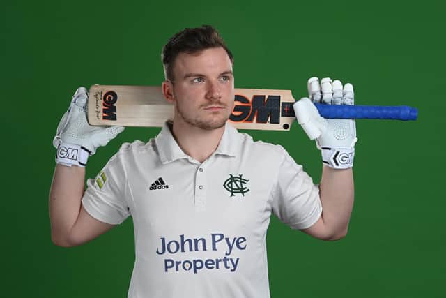 Liam Patterson-White of Nottinghamshire. (Photo by Laurence Griffiths/Getty Images)