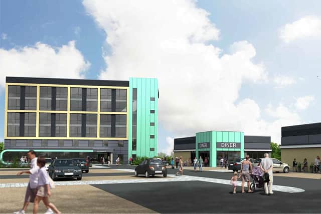 An artist's impression of how the development on Stockwell Gate could look.