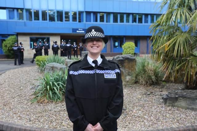 Beth Wilcockson has recently joined Nottinghamshire Police