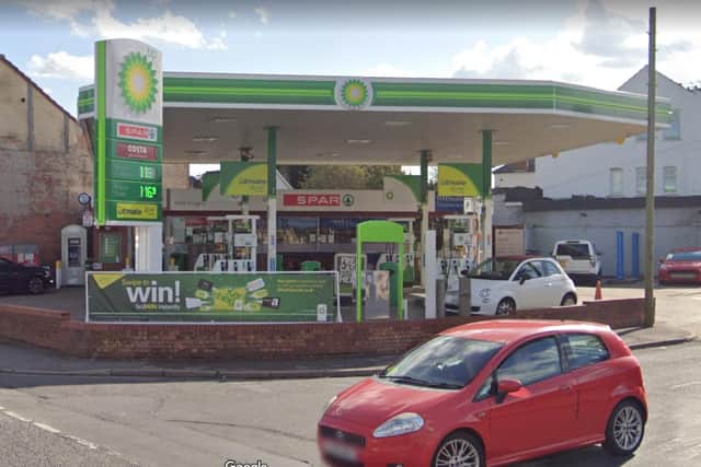 The BP garage at Skegby where deliveries of fuel are 'getting back to normal'
