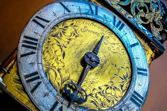 A majestic lantern clock at the Museum Of Timekeeping in Upton.