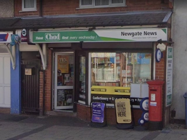 Newgate News on Newgate Lane, Mansfield. Last inspected on June 29, 2022.