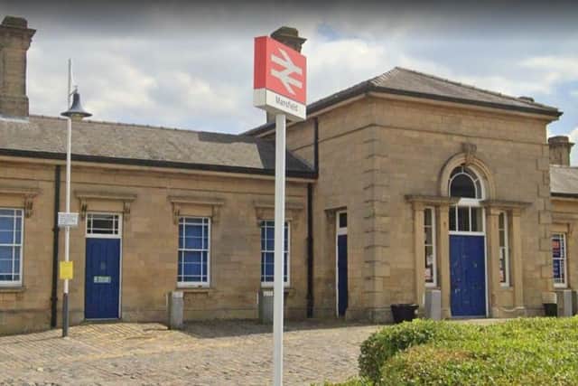 The ticket office at Mansfield Station is now staying open. Photo: Google