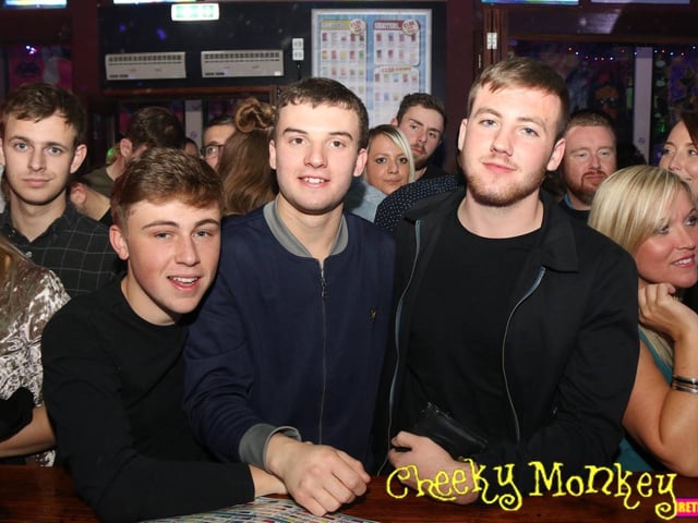 Grabbing some drinks at the bar