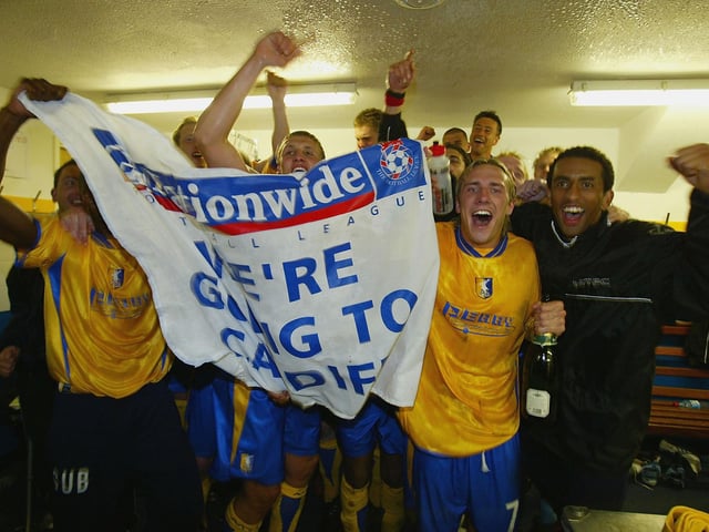 The celebrations continue off the pitch.