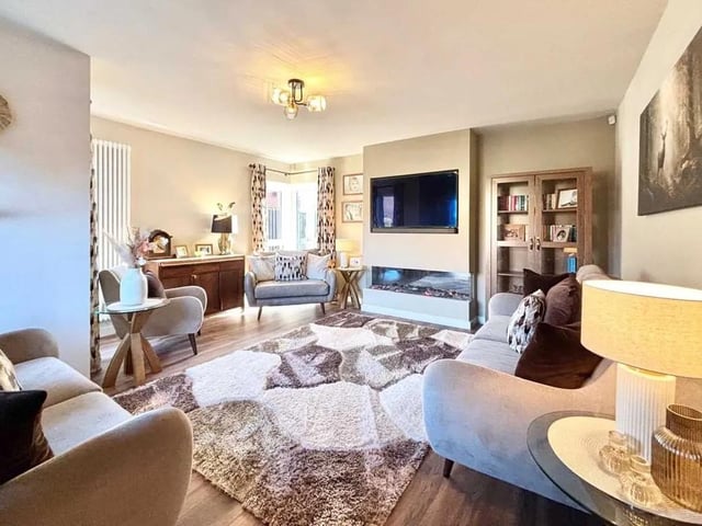 The stylish and chic lounge offers a separate reception room for cosy nights in with the family.