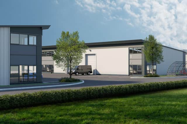 An artist's impression of Aria Park in Mansfield