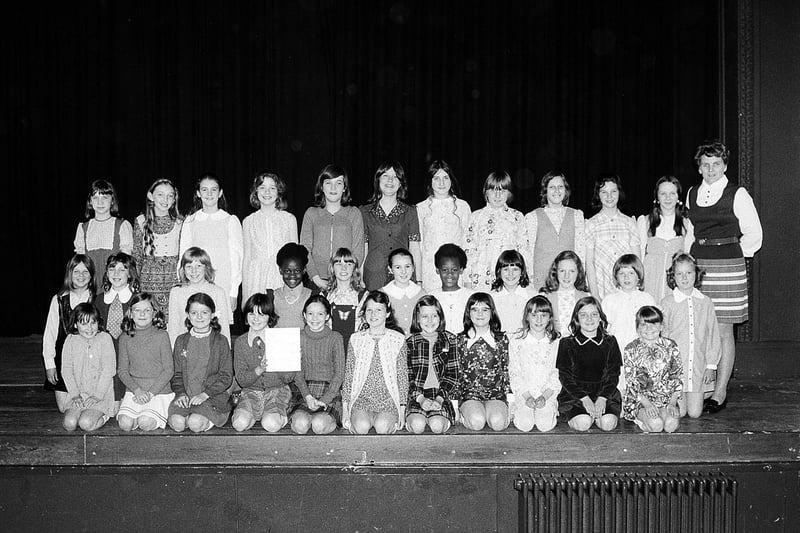 Mansfield youngsters on the stage in 1970. Are you featured?