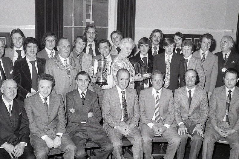 Stags Civic Reception after winning the Fourth Division title.