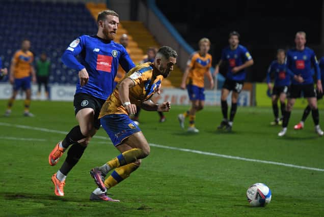 Kellan Gordon says Mansfield Town have a team identity since Nigel Clough's arrival. Picture: Andrew Roe/AHPIX LTD