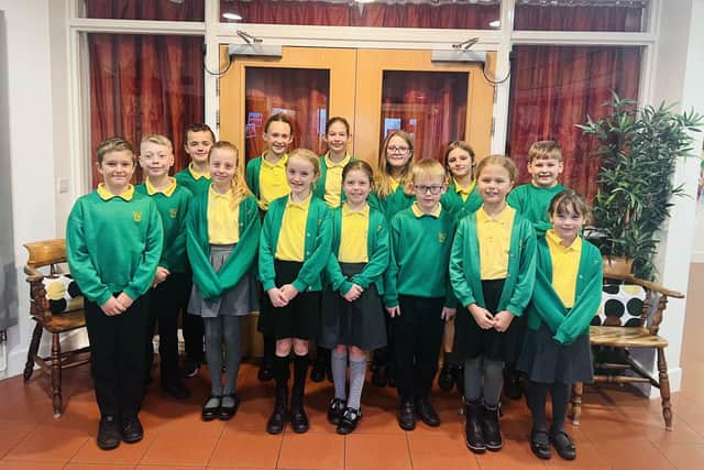 Gilthill Primary School pupils.