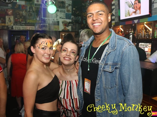 Looking great in face paint!