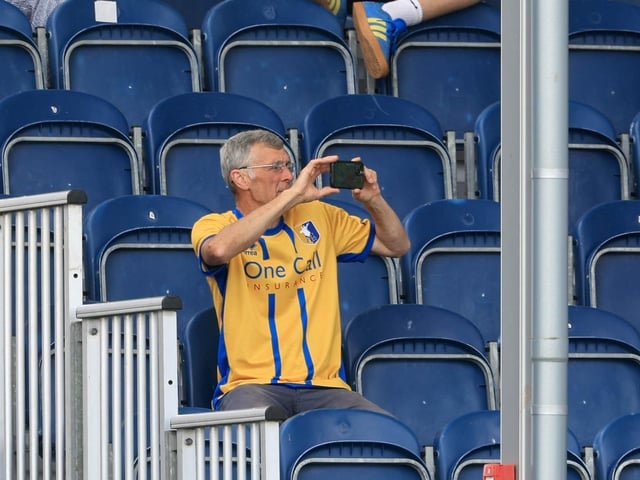 Mansfield Town were beaten after letting a 2-0 half-time lead slip away..