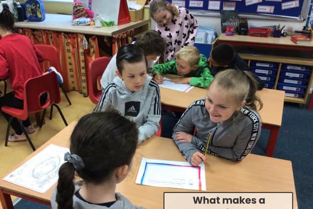 Crescent Primary Schoolchildren discuss what makes community strong