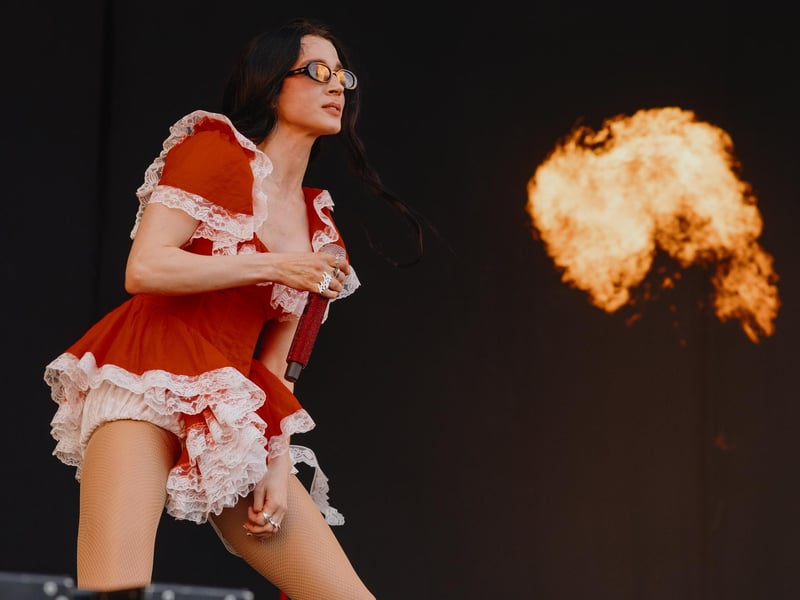 Poppy performed on the Apex Stage on Saturday, June 14