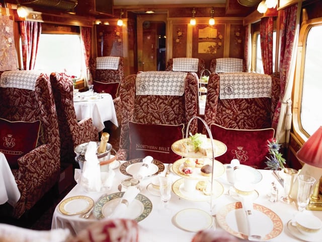 Hark back to the golden age of rail travel with a day out on this luxury train, which runs regular trips from Edinburgh - including a lunch, afternoon tea or festive treat. Relax and enjoy the scenery while tucking into a seven course lunch or traditional afternoon tea.