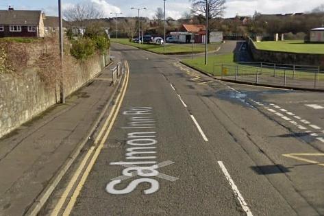 Salmon Inn Road, Polmont will have temporary traffic lights until November 18 to allow for patch channelling. Picture: Google.