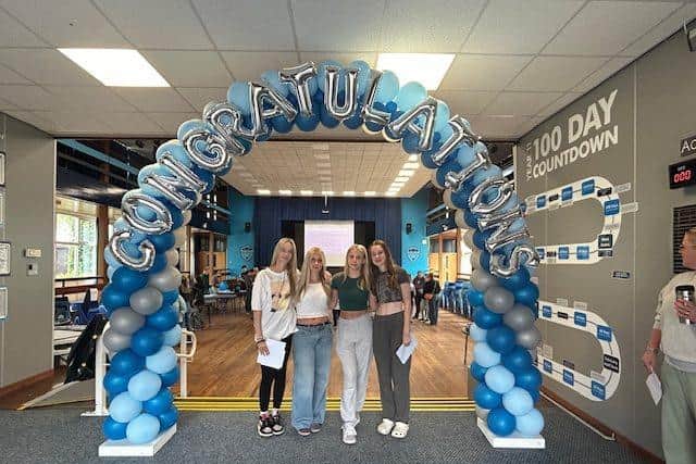 Students celebrate their GCSE results