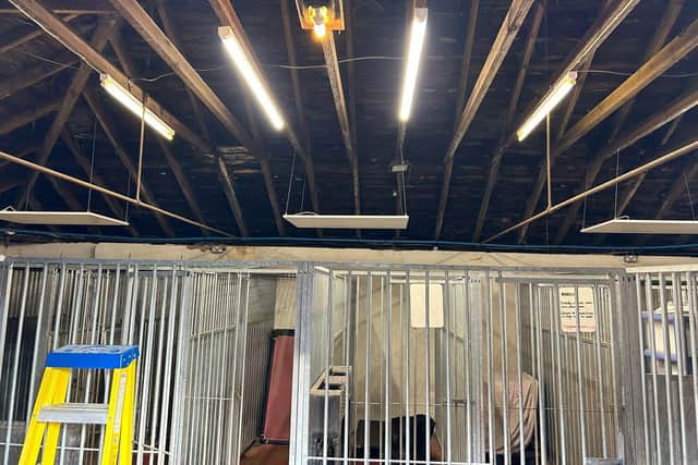 Heating has been installed at the Doggy Dens UK Rescue kennels.