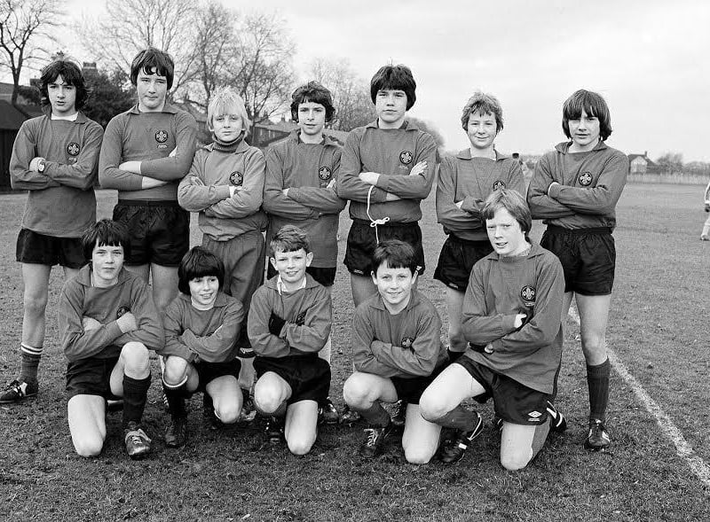 The 2nd Mansfield Scouts football team in 1980.