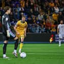 Mansfield Town forward Michael Smith during the Sky Bet League 1 match v Oxford Utd FC at the One Call Stadium, 15 Oct 2026, Photo credit Chris & Jeanette Holloway / The Bigger Picture.media