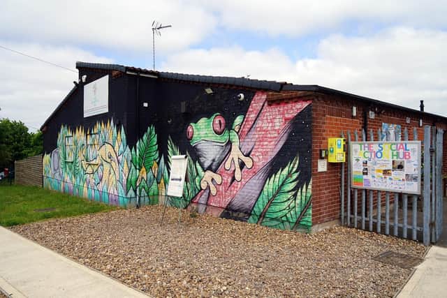 The vibrant Social Action Hub, Kirklington Road. Photo: Brian Eyre