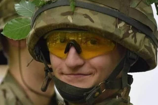 Jacob was passionate about all things army - and loved to play Airsoft.