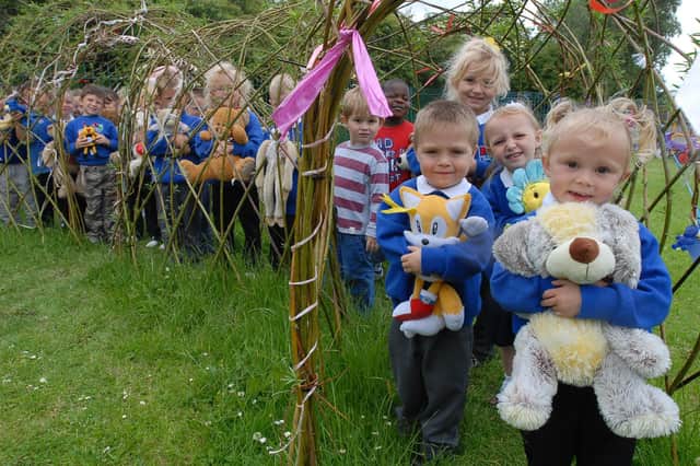 If you went down to the woods in 2008, you'd be sure to find these Albert Elliott Primary School pupils having a great time.