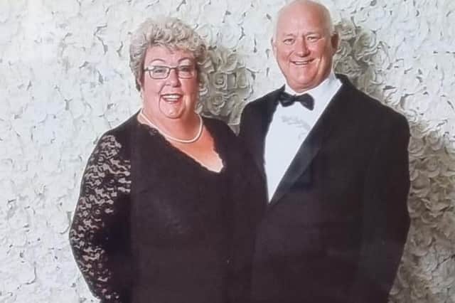 Maria Bough and her husband at the Royal British Legion Clipstone and Forest Town Branch summer ball. The event, which took place on Saturday, was dedicated to the Queen.