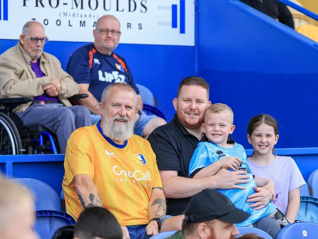 Mansfield Town turned on the style to blow away promotion hopefuls Luton Town.