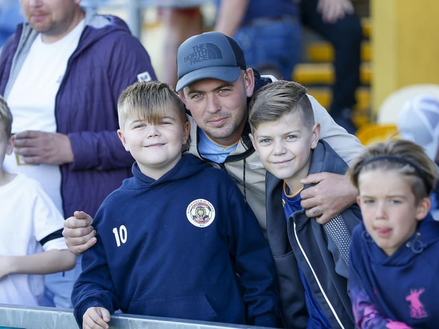 Stags fans ahead of the 2-1 win over Stockport County