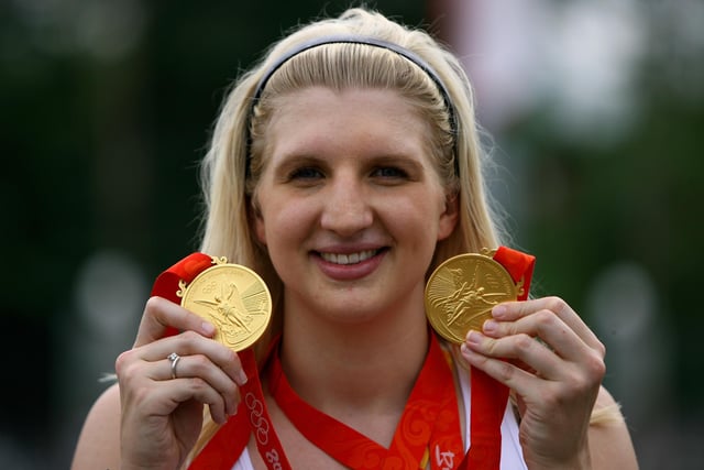 Rebecca Adlington wrote herself into history with two gold medals, in the 400m and 800m freestyle. She broke the 19-year-old world record of Janet Evans in the 800-metre final. Adlington was Britain's first Olympic swimming champion since 1988, and the first British swimmer to win two Olympic gold medals since 1908.