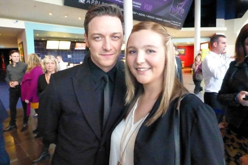 Chloe Hynd was lucky enough to be at the world premiere of Filth, in Edinburgh, when she met the Scottish acting star.