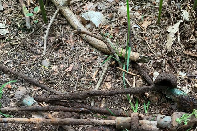 Ian Fishwick originally thought he had found some old screwdrivers, until he unearthed them.
