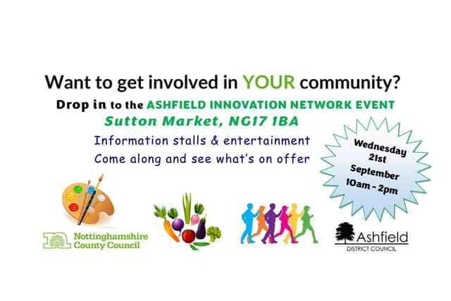 A poster for the event on Wednesday, September 21.