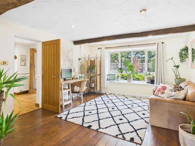 The living accommodation is exceptionally generous, starting with a stunning, large lounge