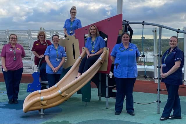 The team on ward 25, the children’s ward at King’s Mill Hospital, is one of three hospital teams shortlisted for the People’s Award.