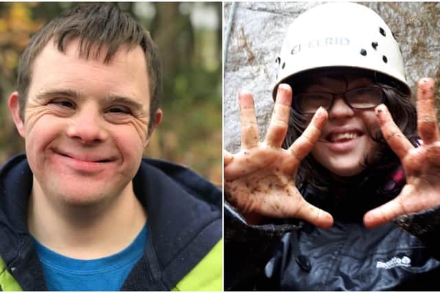 The Adventure Service service users enjoy outdoor activities.