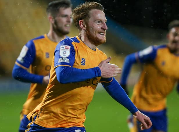 Mansfield Town midfielder Stephen Quinn - another season ahead confirmed for the Stags.
