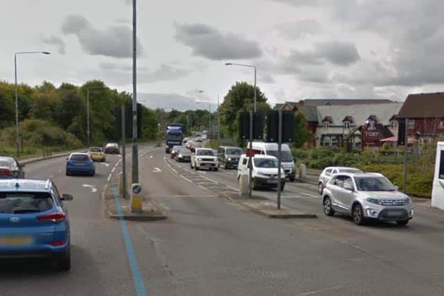 Police were alerted to a motorist driving the wrong way along King's Mill Road East in Sutton.