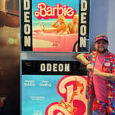 Here is Jack from Mansfield Odeon wearing pink on the Barbie release day.