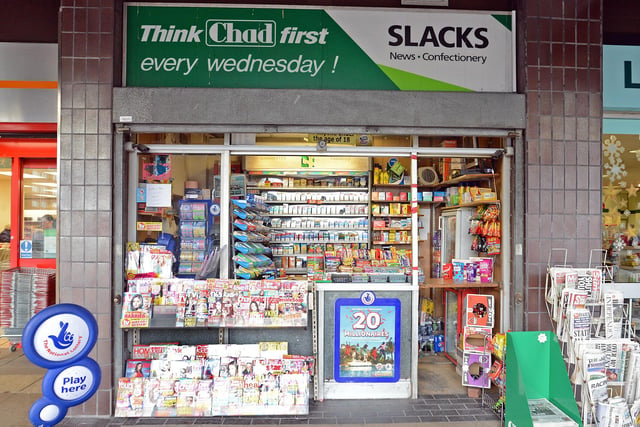 The Rosemary Centre used to be home to Slacks newsagents
