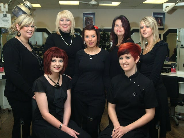 The team from Keith Hall hairdressers, nominated in the 2009 Chad Business Awards
