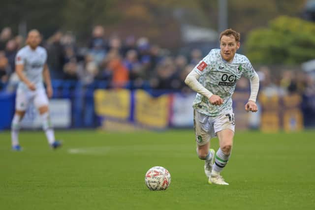Stephen Quinn was on the scoresheet during Mansfield Town's 4-0 win at Curzon Ashton.