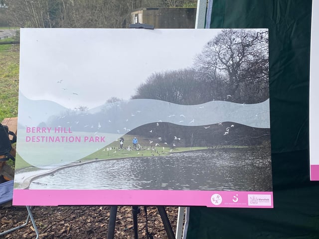 The plans include new and improved accessible footpaths, a dedicated event space and a new building with a multi-functional space, café, toilets and changing rooms.